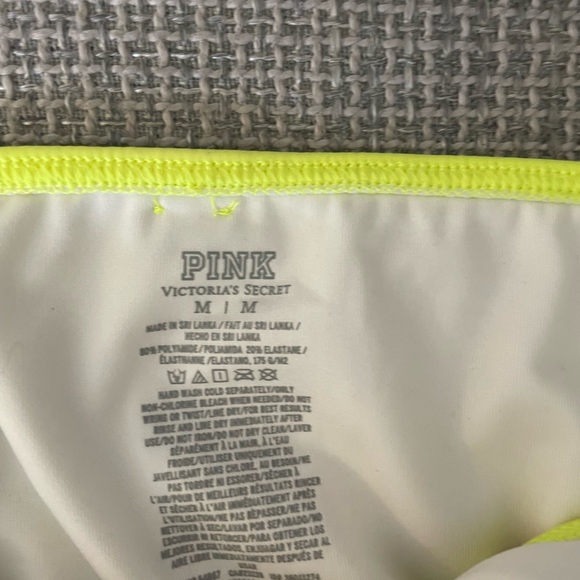 Victoria Secret Pink two piece bikini Grey and yellow  size small and medium - Picture 3 of 7